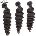 Wholesale Price Full Cuticle Grade 8A Cuticle Aligned 3 Deep Curly Human Hair Bundle With Closure Hot Selling